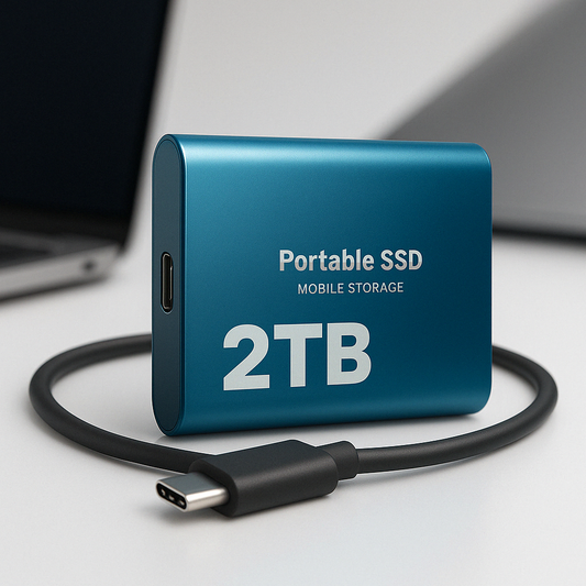 Disco SSD Externo USB-C Ultrarápido de 2TB de Capacidad