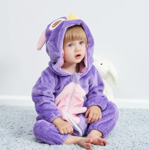 Combinaison à capuche enfant animal