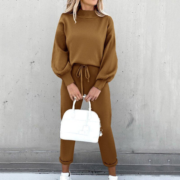 Lysara | Women - 2-częściowy casualowy top i dopasowane spodnie