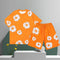 Ensemble short imprimé 3D fleur en coton pour homme