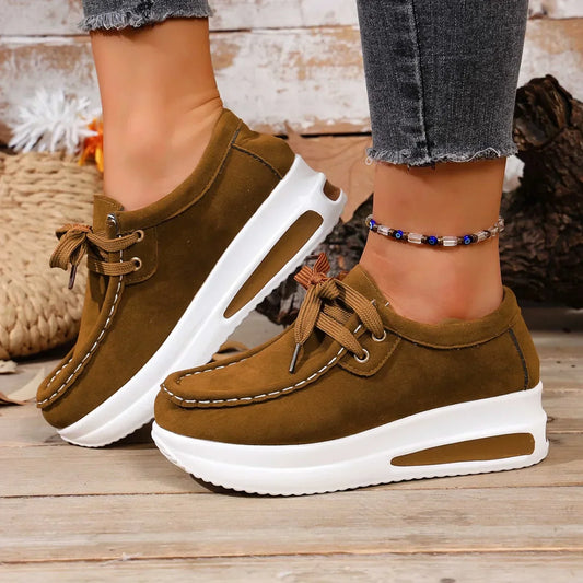 Zapatillas de plataforma para mujer en estilo ante