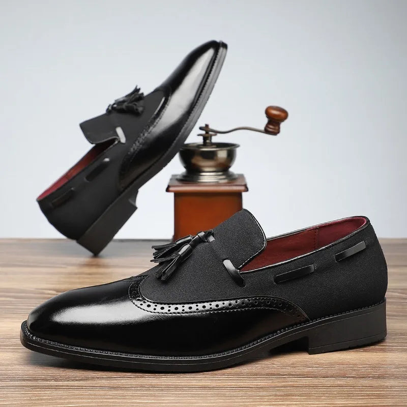 Mocassins dégradés pour hommes avec franges | Style décontracté professionnel