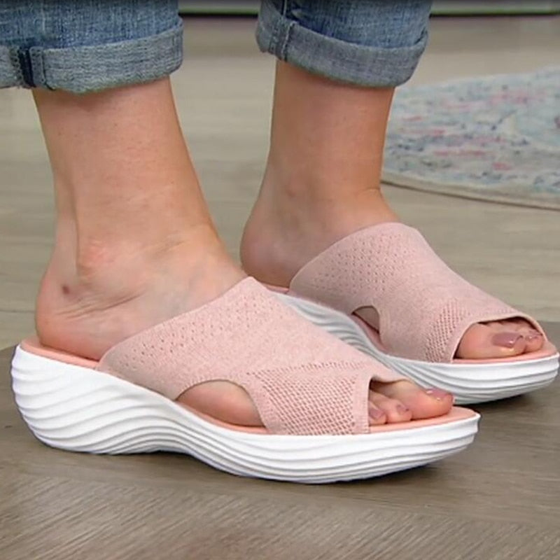 Sandali Ortopedici da Donna per la Postura | Supporto Arco con Taglio Elasticizzato