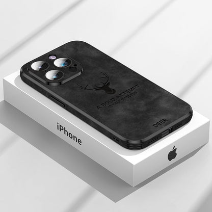 Etui Na IPhone'a W Stylu Skórzanym | Odporny Na Wstrząsy Smukła Ochrona