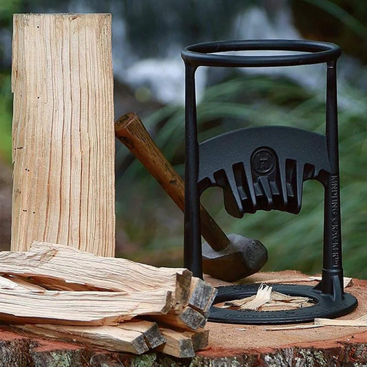 Distribuidor Manual de Madera | Corte Seguro y Rápido de Leña