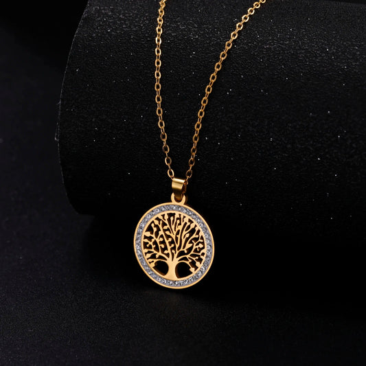 Collar con Colgante Árbol de la Vida