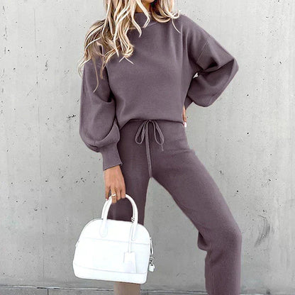 Lysara | Women - 2-częściowy casualowy top i dopasowane spodnie