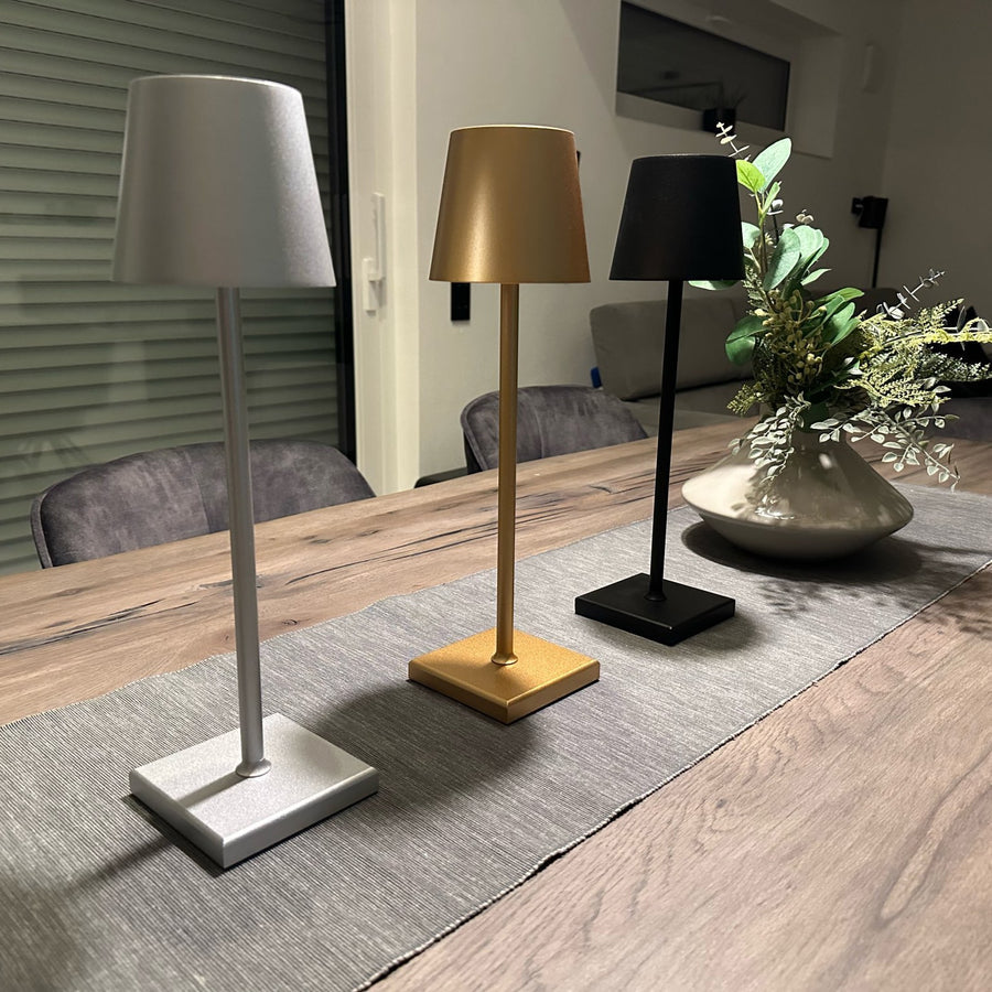 lurka | Bezprzewodowa ładowalna lampa stołowa LED