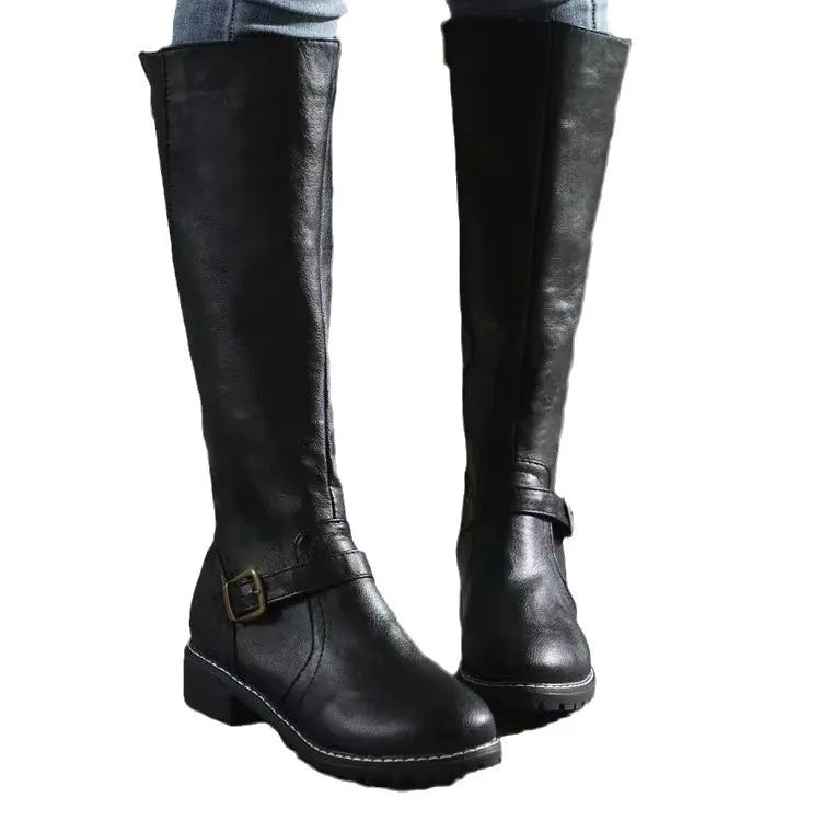 Chaussures pour femmes en similicuir | Style élégant avec détail à boucle