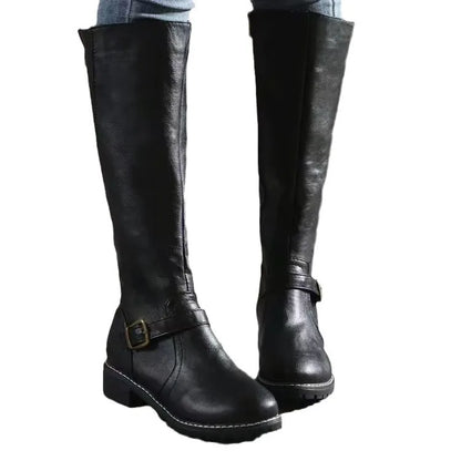 Chaussures pour femmes en similicuir | Style élégant avec détail à boucle