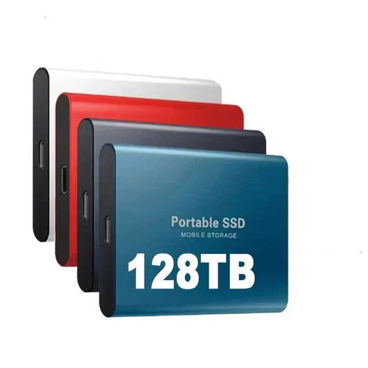 Ultraszybki Dysk SSD o Pojemności 128 TB - Wytrzymały Przenośny Dysk Półprzewodnikowy