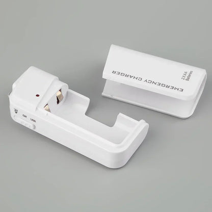 Emergency power bank with AA batteries