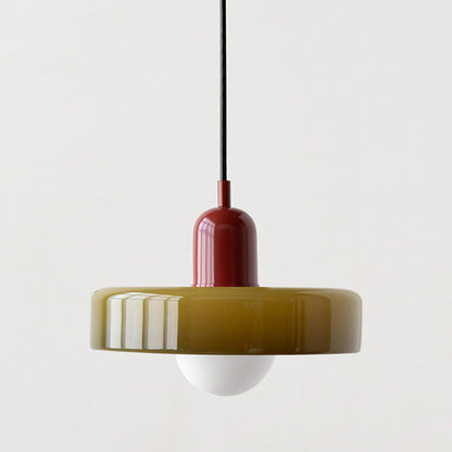 Miklon | Kolorowa lampa wisząca w stylu Bauhaus