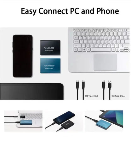 Ultraszybki Dysk SSD o Pojemności 128 TB - Wytrzymały Przenośny Dysk Półprzewodnikowy