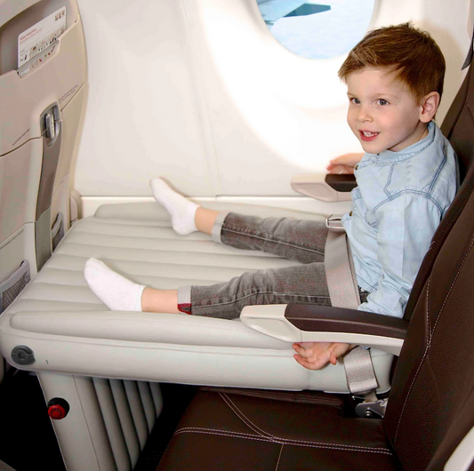Avión Inflable para Niños Reposapiés Cama