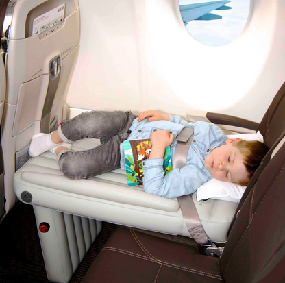Avion Gonflable pour Enfants, Repose-Pieds, Lit