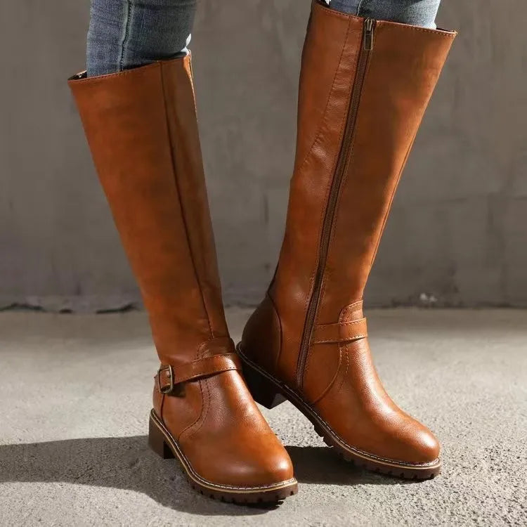 Chaussures pour femmes en similicuir | Style élégant avec détail à boucle