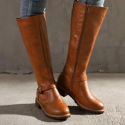 Chaussures pour femmes en similicuir | Style élégant avec détail à boucle
