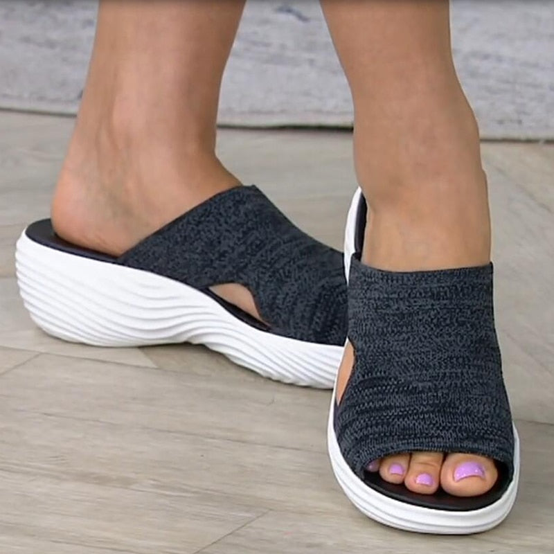 Sandali Ortopedici da Donna per la Postura | Supporto Arco con Taglio Elasticizzato