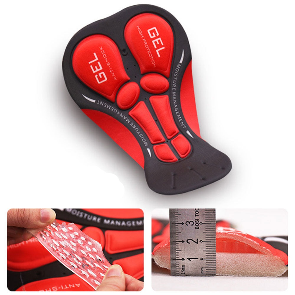 Męskie Oddychające Spodenki Kolarskie | 5D Bielizna Wyściełana żelem