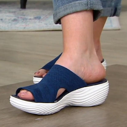 Sandali Ortopedici da Donna per la Postura | Supporto Arco con Taglio Elasticizzato