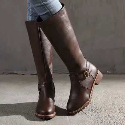 Chaussures pour femmes en similicuir | Style élégant avec détail à boucle