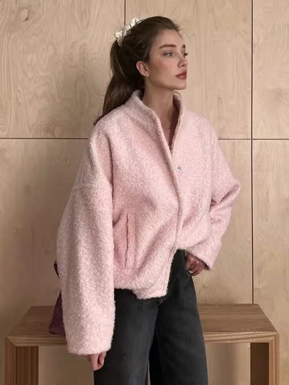 Women's Cropped Bouclé Jacket