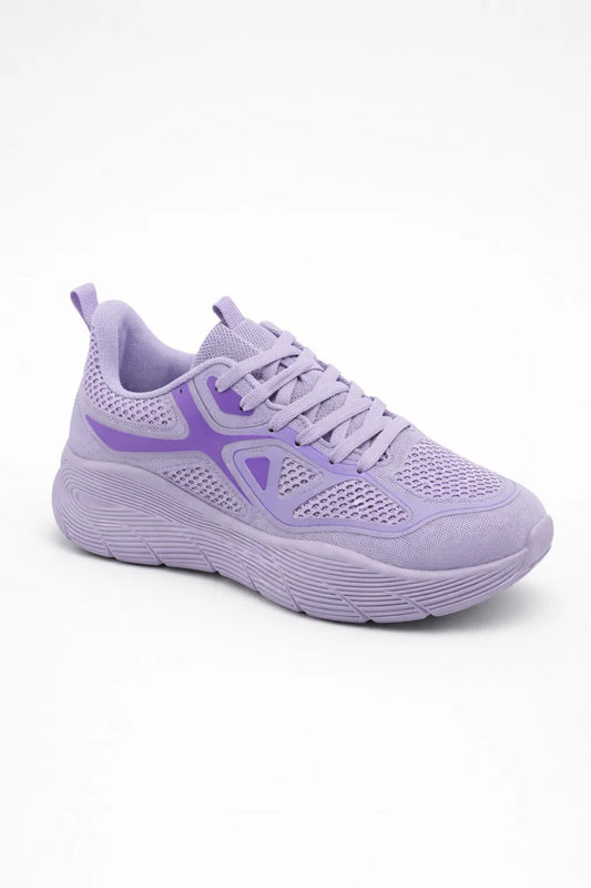 Zapatillas deportivas ligeras para mujer con suela gruesa