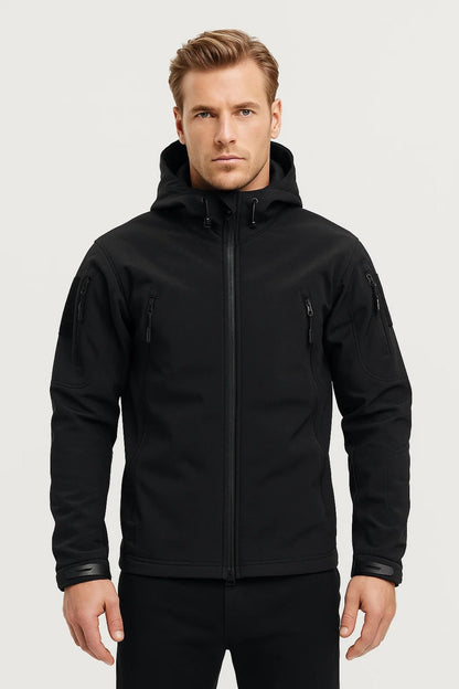 Men's Softshell Jacket for Every Season with Hood