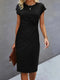 Robe midi intemporelle pour femme