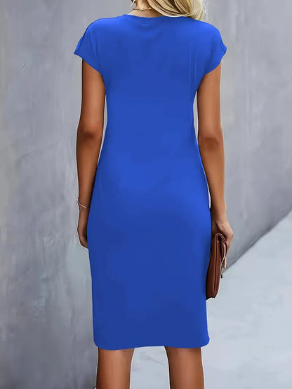Robe midi intemporelle pour femme