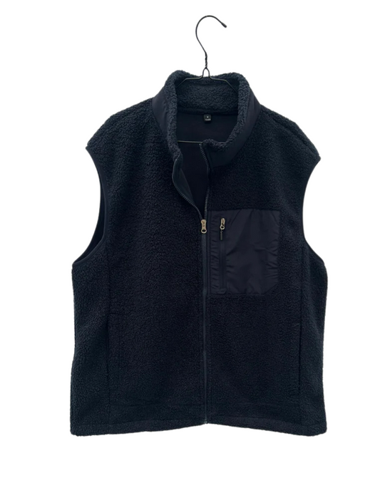 Kamizelka Polarowa Na Co Dzień dla Mężczyzn | Przytulna Warstwa Na Koszulę Lub Bluzę z Kapturem