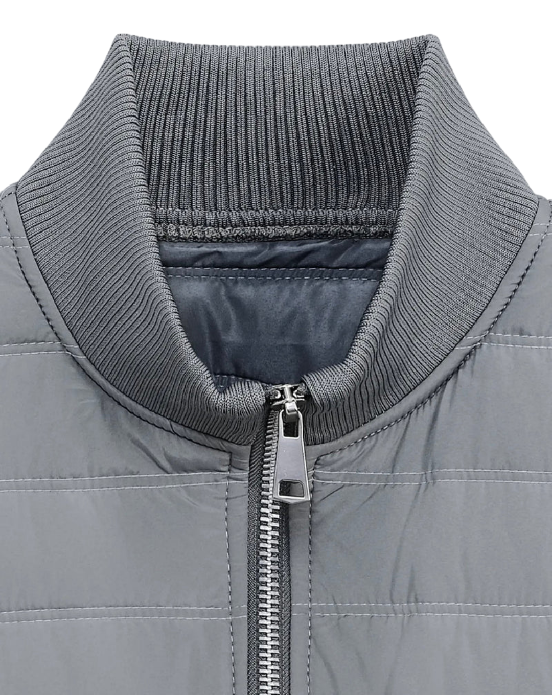 Męski Lekki Szary Kardigan z Dzianiny