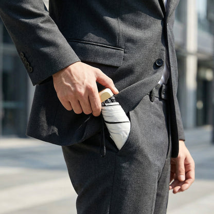 Mini umbrelă ultracompactă | Design rezistent la vânt și protecție UV