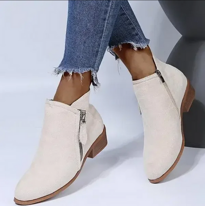 Bottines orthopédiques pour femmes | Fermeture éclair Style cuir