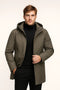 Ανδρικό Απλό Μπουφάν με Κουκούλα | Ζεστό Μπουφάν για Κάθε Εποχή του Χρόνου