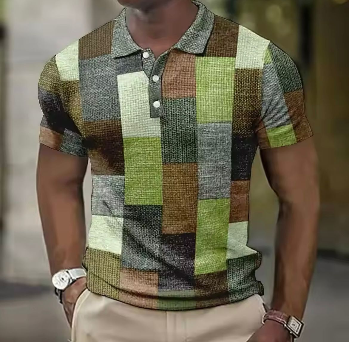 Camiseta Polo de Hombre de Lana | Estilo Casual Inteligente de Otoño