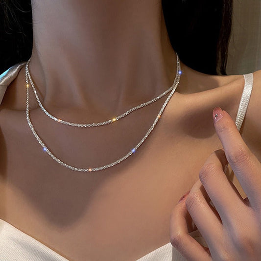 Collar delicado de cadena para mujer | Joyería para uso diario y en capas