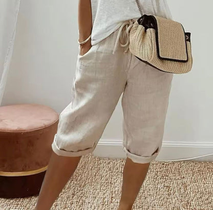 Pantalones cortos hechos a medida para mujer | Estilo casual inteligente para todos los días