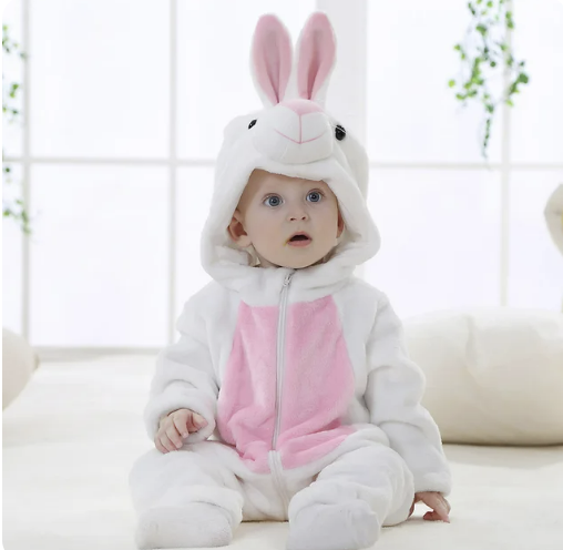 Combinaison à capuche enfant animal