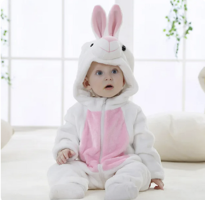 Combinaison à capuche enfant animal