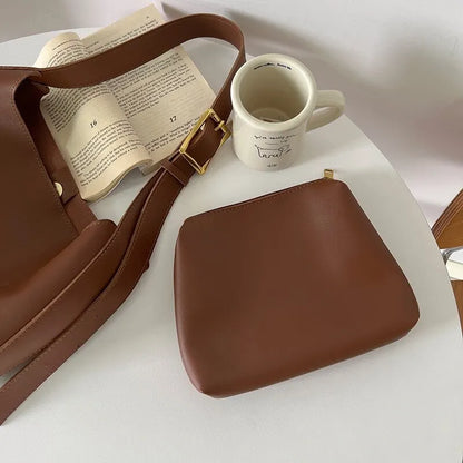 Elegancka Torba Na Ramię Ze Skóry PU Dla Kobiet