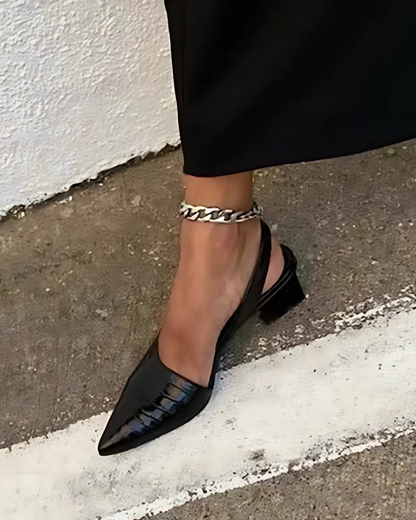 Caelia | Damskie Eleganckie Bez Pięty Czółenka