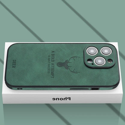 Etui Na IPhone'a W Stylu Skórzanym | Odporny Na Wstrząsy Smukła Ochrona