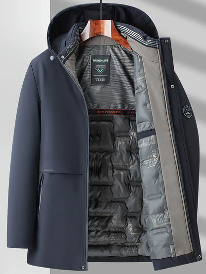 Męska Wodoodporna Kurtka Zimowa | Oddychająca i Ciepła