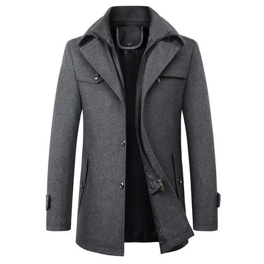 Chaqueta de invierno impermeable para hombre | Abrigo casual para todos los días