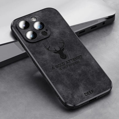 Etui Na IPhone'a W Stylu Skórzanym | Odporny Na Wstrząsy Smukła Ochrona