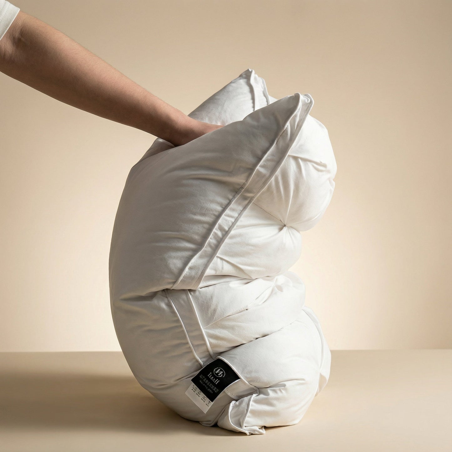Polštář z husího peří | Prodyšná ergonomická opora krku