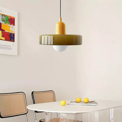 Miklon | Kolorowa lampa wisząca w stylu Bauhaus