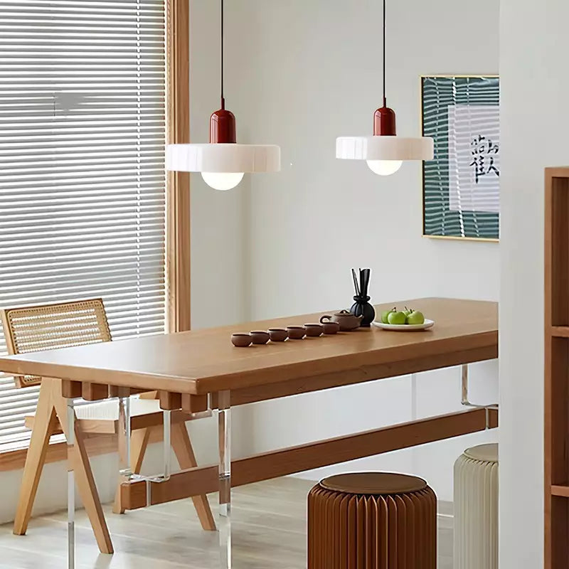 Miklon | Kolorowa lampa wisząca w stylu Bauhaus